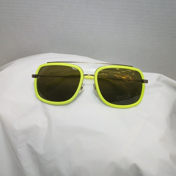 Versace volt green neon yellow sunglasses - Picture 8 of 10